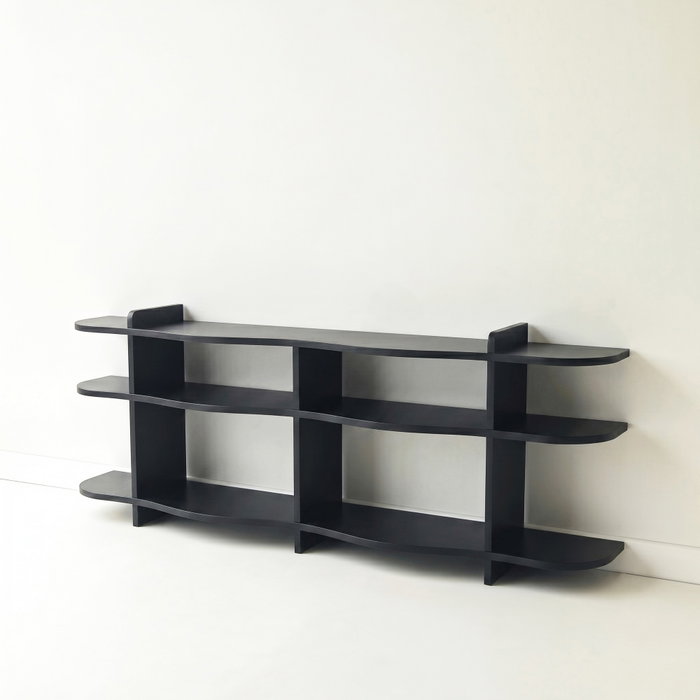 Hanah Home Consola Flusso - Black Hanah Home Consola Flusso - Black